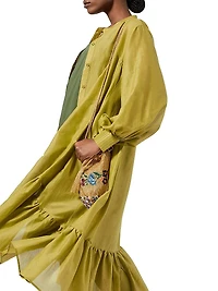 Cotton and Silk Voile Dress