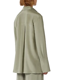Stretch Silk Cady Blouse