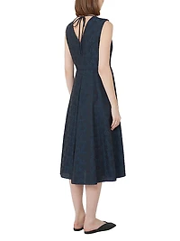 Flared Jacquard Dress