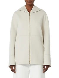 Double Faced Wool Sweatshirt