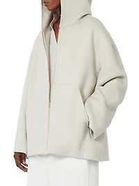 Double Faced Wool Sweatshirt