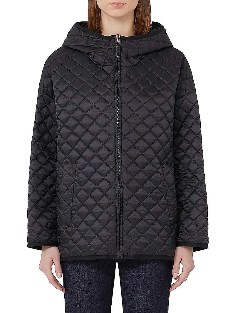Reversible Padded Jacket Water Repellent Canvas
