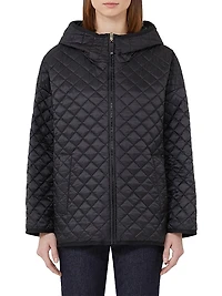 Reversible Padded Jacket Water Repellent Canvas