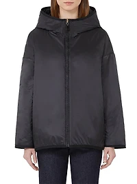 Reversible Padded Jacket Water Repellent Canvas