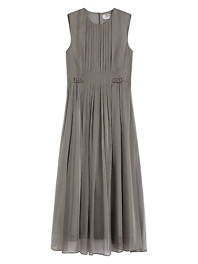 Silk Blend Organza Dress