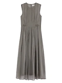 Silk Blend Organza Dress
