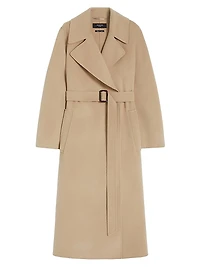 Manu Wool Belted Trench Coat