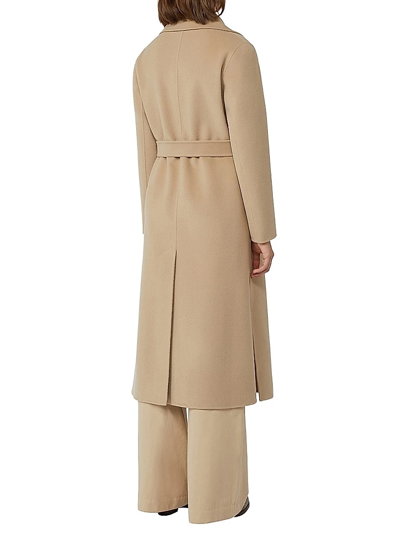 Manu Wool Belted Trench Coat