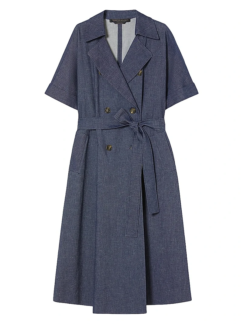 Stretch Cotton and Linen Dress