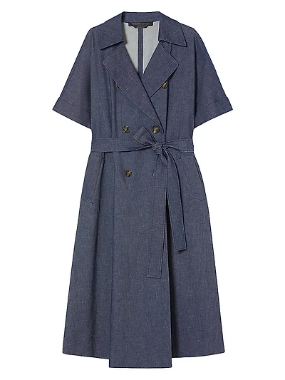 Stretch Cotton and Linen Dress