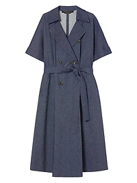 Stretch Cotton and Linen Dress