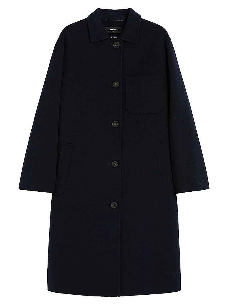 Single Breasted Wool Coat