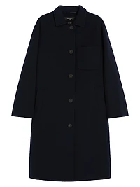 Single Breasted Wool Coat