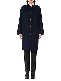 Single Breasted Wool Coat