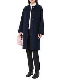 Single Breasted Wool Coat