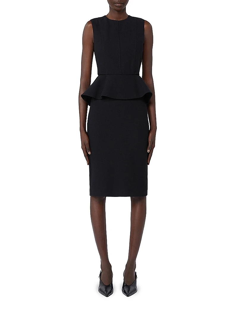 Technical Jersey Sheath Dress