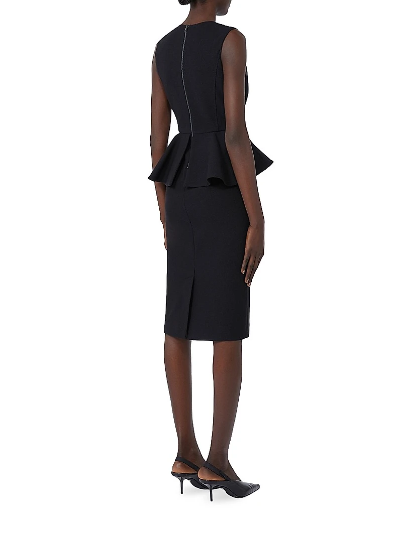 Technical Jersey Sheath Dress