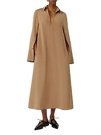 Silk Crepe De Chine Dress