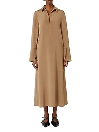 Silk Crepe De Chine Dress