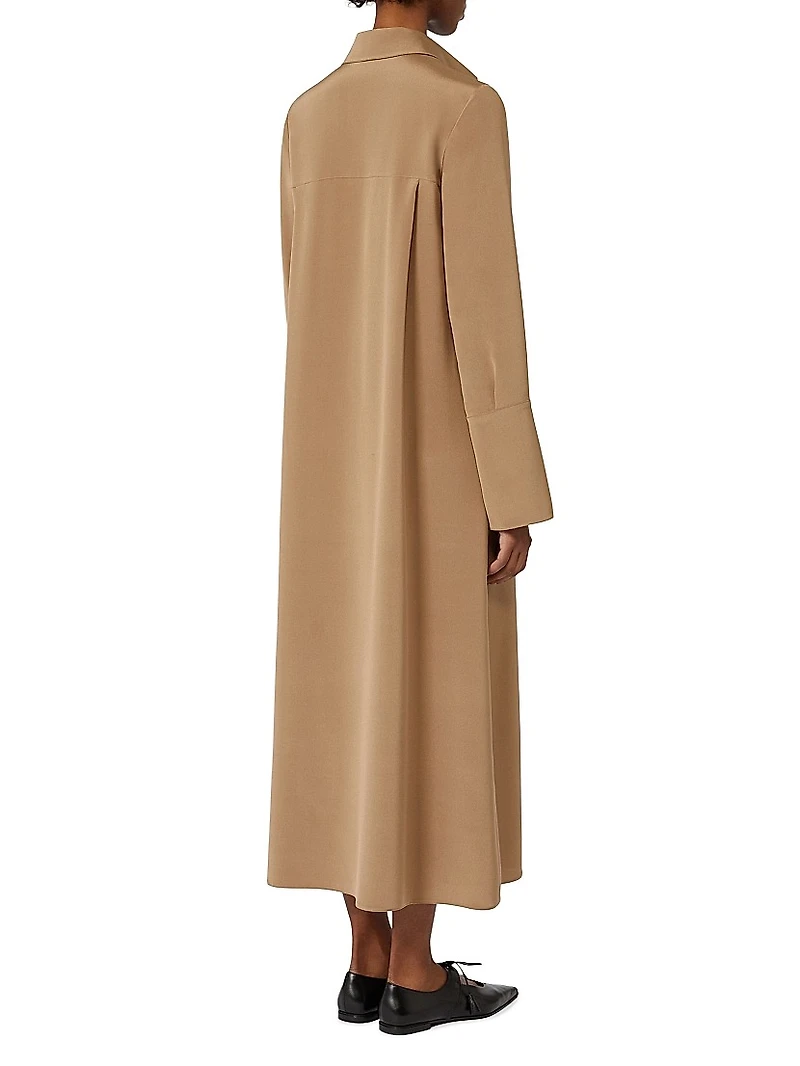 Silk Crepe De Chine Dress