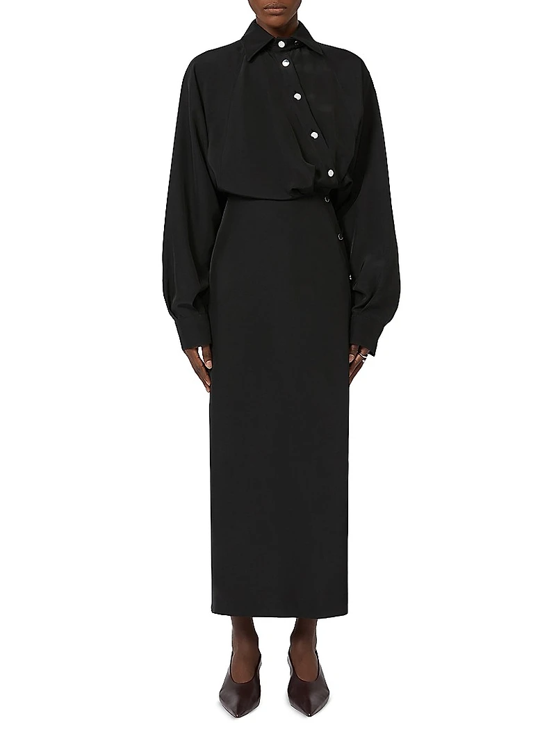 Asymmetrical Shirt Dress