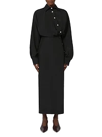 Asymmetrical Shirt Dress