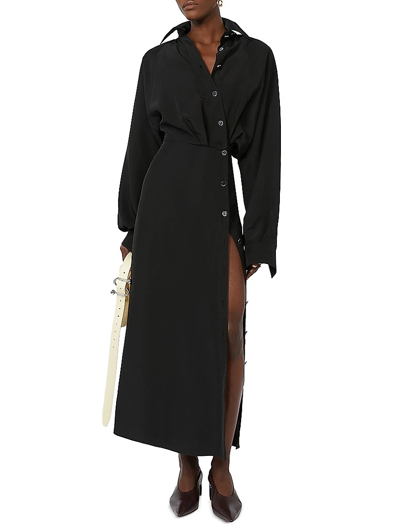 Asymmetrical Shirt Dress