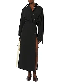 Asymmetrical Shirt Dress