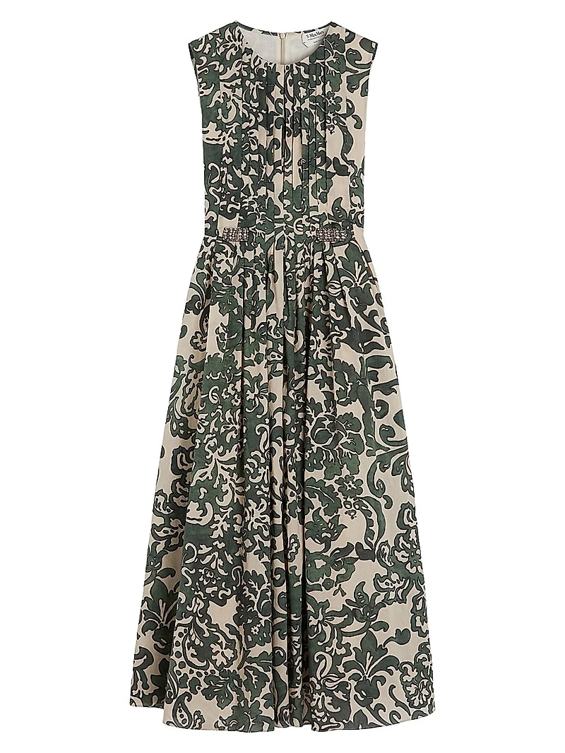 Printed Cotton Voile Dress