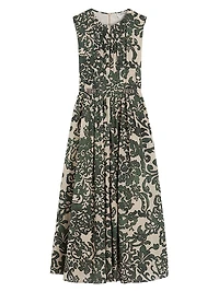 Printed Cotton Voile Dress