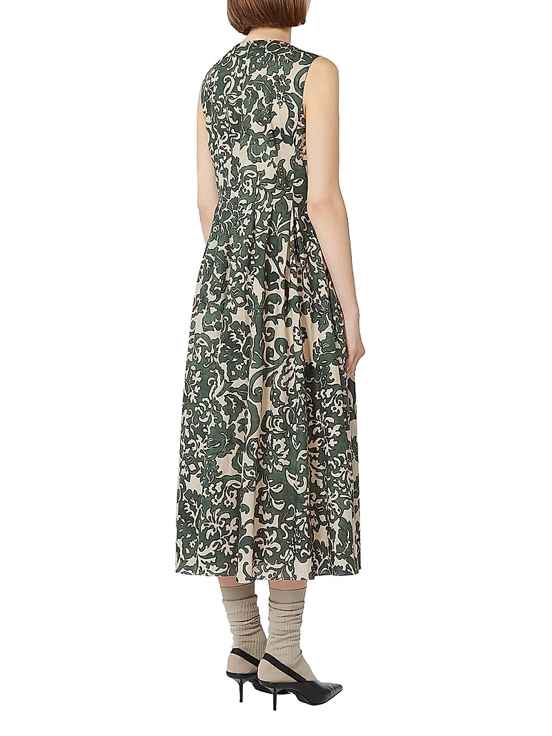 Printed Cotton Voile Dress