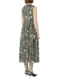 Printed Cotton Voile Dress