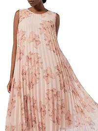 Pleated Georgette Dress