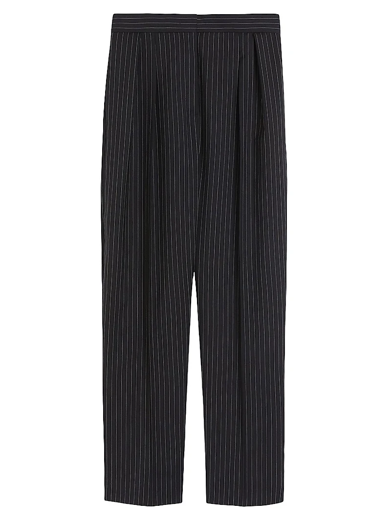 Woollen Cloth Carrot Fit Trousers