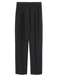 Woollen Cloth Carrot Fit Trousers
