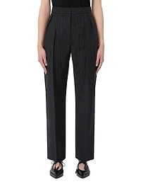 Woollen Cloth Carrot Fit Trousers