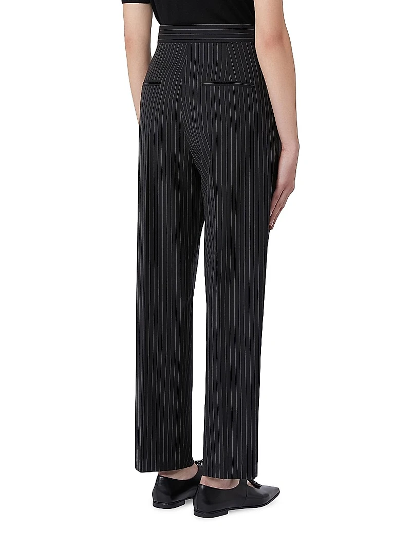 Woollen Cloth Carrot Fit Trousers