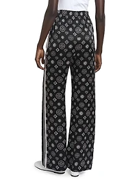 Monogram Silk Trousers