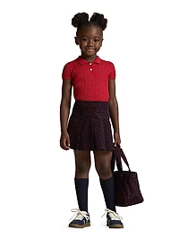 Little Girl's & Printed Corduroy Skirt