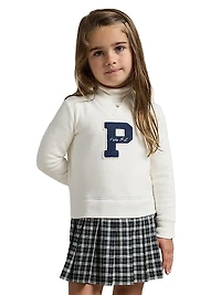 Little Girl's & Fleece Knit Long-Sleeve Dress