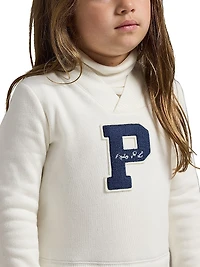Little Girl's & Fleece Knit Long-Sleeve Dress