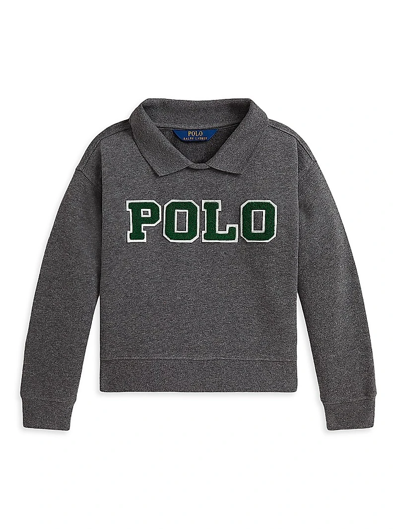 Little Girl's & Polo Fleece Sweatshirt