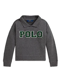 Little Girl's & Polo Fleece Sweatshirt