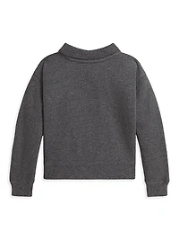 Little Girl's & Polo Fleece Sweatshirt