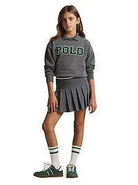 Little Girl's & Polo Fleece Sweatshirt