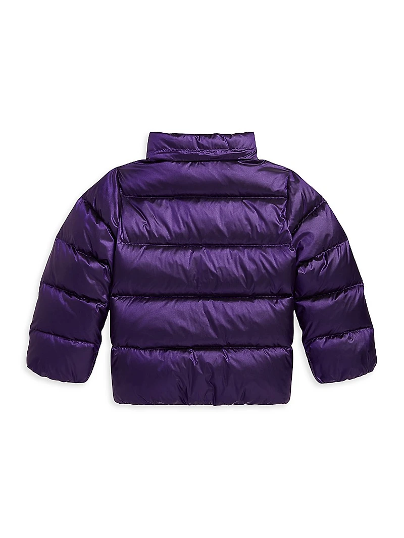 Little Girl's & Nylon Down Jacket
