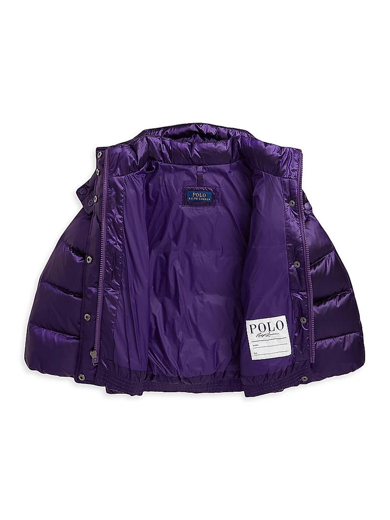 Little Girl's & Nylon Down Jacket