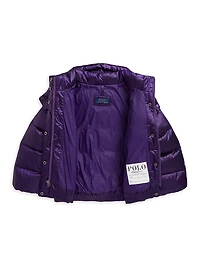 Little Girl's & Nylon Down Jacket