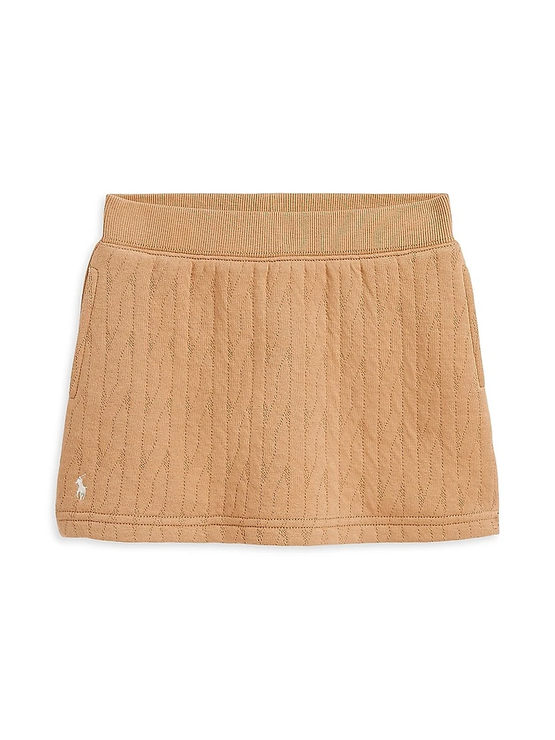 Little Girl's & Cotton Knit Skirt