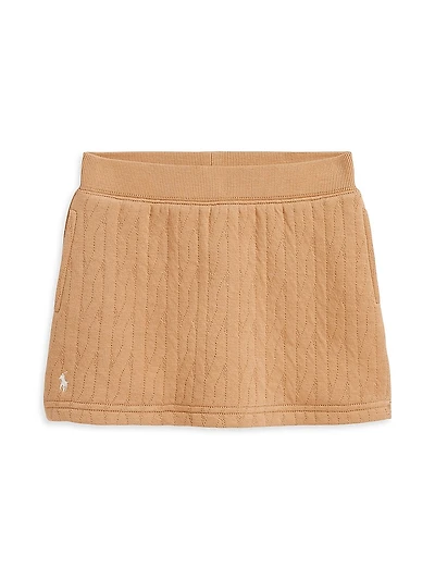 Little Girl's & Cotton Knit Skirt